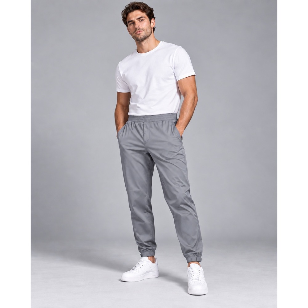 Mondetta Outdoor Project Mens XL Grey Active Joggers Ankle Zip Tapered Pants